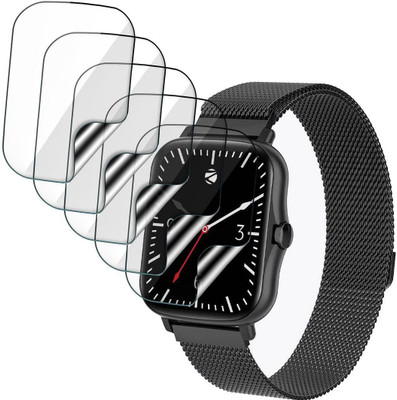 Enlinea Edge To Edge Screen Guard for Zebronics Zeb-Fit4220Ch Watch Screen Protector(Pack of 5)