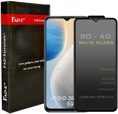 FAD-E Edge To Edge Tempered Glass for iQoo Z6 5G(Pack of 1)