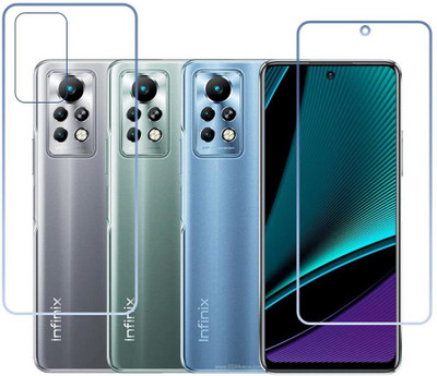 SOLIVAGANT Front and Back Tempered Glass for Infinix Note 11 Pro(Pack of 2)