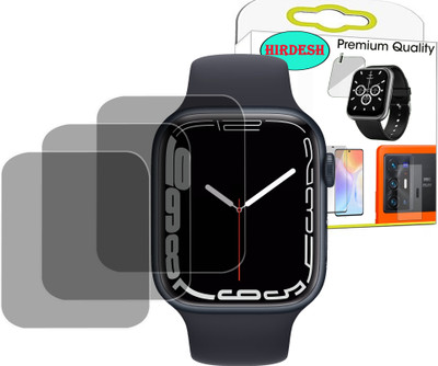 hirdesh Screen Guard for APPLE WATCH SERIES 7 GPS(Pack of 3)