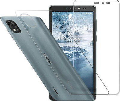 SOMTONE Tempered Glass Guard for Nokia C2 2nd Edition(Pack of 2)