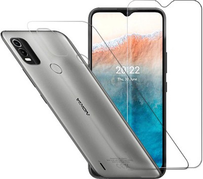 SOMTONE Tempered Glass Guard for Nokia C21 Plus(Pack of 2)