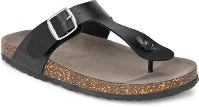 El Paso Men Flip Flops(Black , 12)