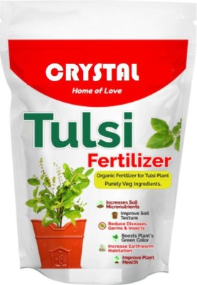CRYSTAL Organic Tulsi Fertilizer for tulsi Plant in Balcony, Terrace & Home Gardening Fertilizer(0.5 kg, Granules)