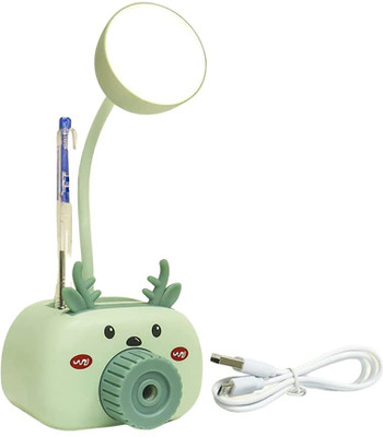LightWay Rechargable Desk Lamp With Pan Holder And Sharpner Study Lamp  (25 Cm, Multicolor) For Rs. 398 @ 69 %