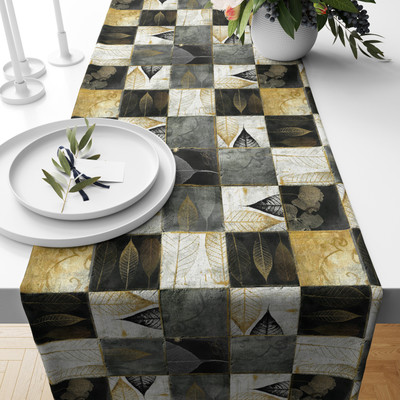 SUBHUSHA Multicolor 178 cm Table Runner(Polyester)