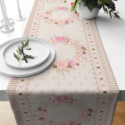 Rutcal Multicolor 178 cm Table Runner(Polyester)