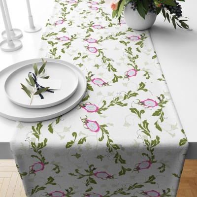 SUBHUSHA Multicolor 178 cm Table Runner(Polyester)