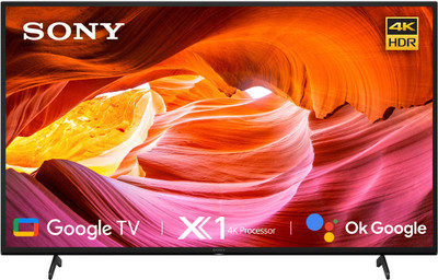 SONY X75K 138.8 cm (55 inch) Ultra HD (4K) LED Smart Google TV TV with Google TV (KD-55X75K IN5)