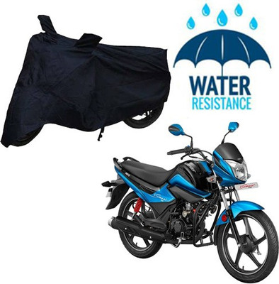 POLYMAXX Two Wheeler Cover for Hero(Splendor I Smart, Black)