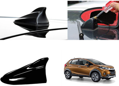 Shop Buy Shark Fin Roof top Signal Receiver for Honda WRV Black Car Antenna Shark Fin Roof top Signal Receiver for Honda WRV Black Car Antenna Satellite Vehicle Antenna