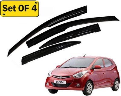 KRISHNA AUTO For Non-convertibles Front, Rear Wind Deflector(Tinted Hyundai Eon)