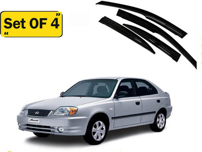 KRISHNA AUTO For Non-convertibles Front, Rear Wind Deflector(Tinted Tata Bolt)