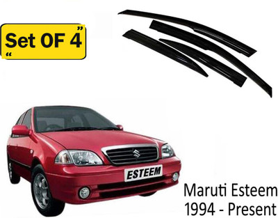 KRISHNA AUTO For Non-convertibles Front, Rear Wind Deflector(Tinted Maruti Esteem)