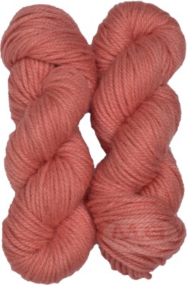 KNIT KING Oswal Knitting Yarn Thick Chunky Wool, Salmon 500 gm ART - AAJI