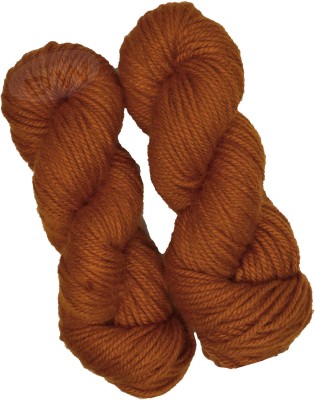 M.G Enterprise Oswal Knitting Yarn Thick Chunky Wool, Brown 400 gm ART - AJIF