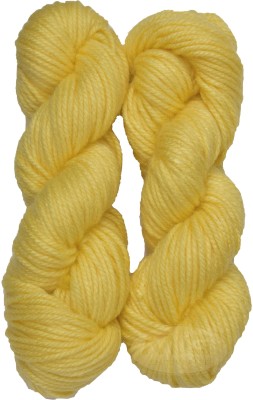 KNIT KING Oswal Knitting Yarn Thick Chunky Wool, Dark Cream 500 gm ART - AJIH