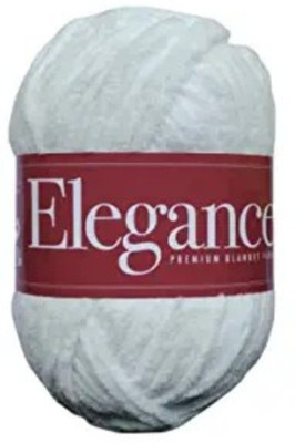 JEFFY Vardhman Elegance Blanket Knitting Yarn Thick/Mottu Wool, Shade no-1, 200 g