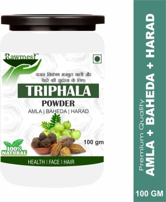 Rawmest Organic Triphala Powder, Triphala Churna (Amla, Harde, Baheda) Healthy Digestion