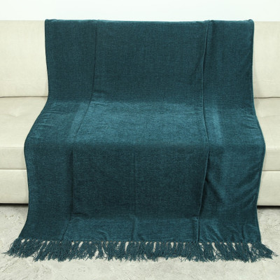 AZZARRO Solid Single Throw for  AC Room(Polyester, Green)