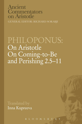 Philoponus: On Aristotle On Coming to be and Perishing 2.5-11(English, Paperback, Philoponus)