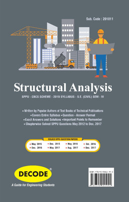 DECODE Structural Analysis for SPPU 19 Course (SE - II - Civil - 201011)(Paperback, Jitendra A. Shimpi)