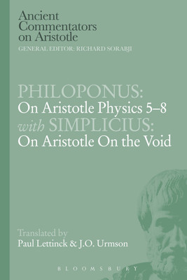 Philoponus: On Aristotle Physics 5-8 with Simplicius: On Aristotle on the Void(English, Paperback, Urmson J.O. Professor)