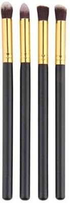 WATELLO Professional Eye Brushes Set Foundation Mascara Blending Pencil Brushes(Pack of 4)