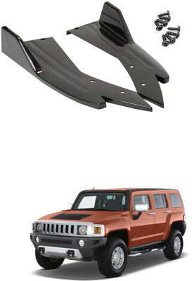 PROEDITION Plastic Car Bumper Guard(Black, Pack of 2, GM, Universal For Car, Hummer H2, Universal For Car)