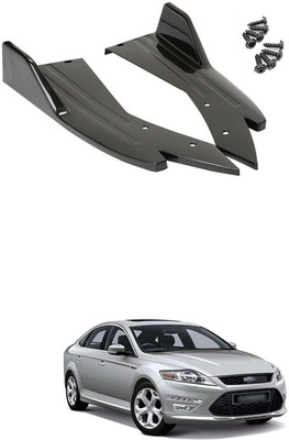 PRTEK Plastic Car Bumper Guard(Black, Pack of 2, Ford, Universal For Car, Mondeo, Universal For Car)