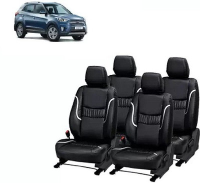 autodesign PU Leather Car Seat Cover For Hyundai Creta(All Detachable Headrest, Split Back Seat, With Back Seat Arm Rest, 5 Seater, 2 Back Seat Head Rests)