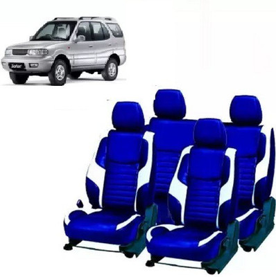 autodesign PU Leather Car Seat Cover For Tata Safari Dicor(With Back Seat Arm Rest, 7 Seater, 2 Back Seat Head Rests)