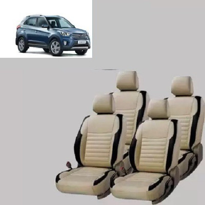 autodesign PU Leather Car Seat Cover For Hyundai Creta(All Detachable Headrest, Split Back Seat, With Back Seat Arm Rest, 5 Seater, 2 Back Seat Head Rests)