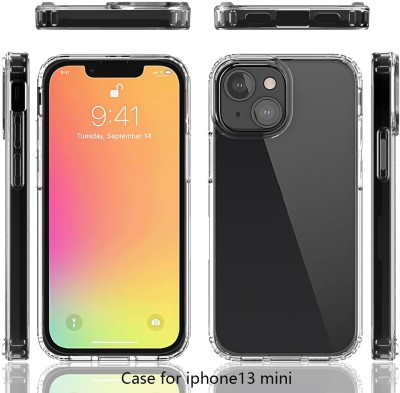 CASE CREATION Back Cover for Apple iPhone 13(Transparent, Silicon, Pack of: 1)