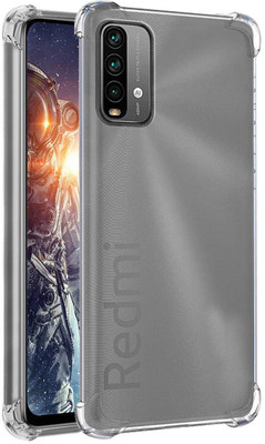 CASE CREATION Back Cover for Xiaomi Redmi 9 Power Soft Case(Transparent, Camera Bump Protector, Silicon, Pack of: 1)