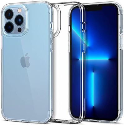 CASE CREATION Back Cover for Apple iPhone 13 Pro Max(Transparent, 3D Case, Silicon, Pack of: 1)