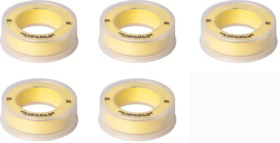Spazio Single Sided Handheld Fixing Water Leak, Tap Installation & Wall Flange – Pack Of 5 (Manual)(Set of 1, Yellow)