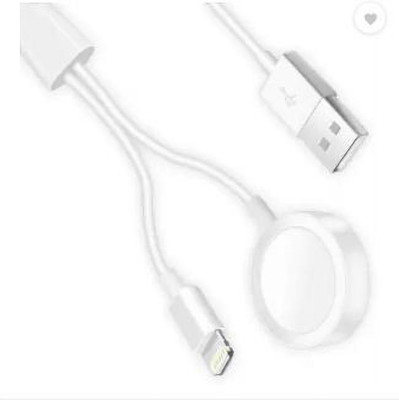 MARS 2 in 1 Wireless Smart Watch Charger and iPhone Charging Cable Charging Pad