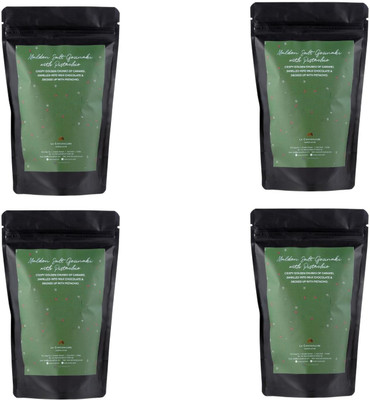 la chocoallure Maldon Salt Gozinaki With Pistachio Brittles(4 x 25)