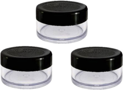 Dethra Beautycare Plastic Utility Container  - 8 ml(Pack of 3, Clear)