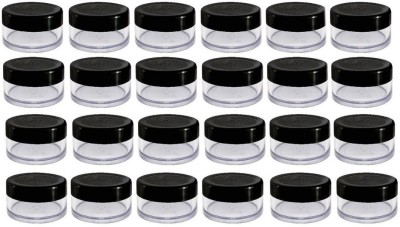 Dethra Beautycare Plastic Utility Container  - 8 ml(Pack of 24, Clear)