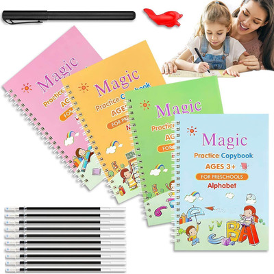 Anva 4 book 10 Refill, 1 Pen Book-size Notebook other 15 Pages(Green)