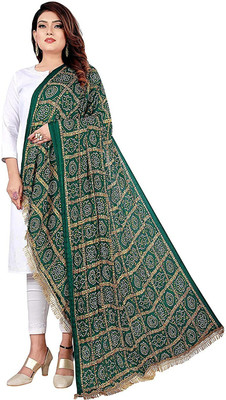 KALPIT CREATIONS Chiffon Embellished, Self Design, Printed Women Dupatta