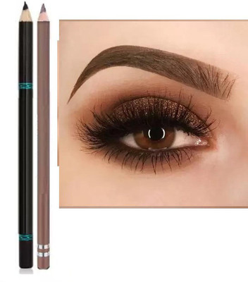 AMOSFIA LONG LASTING EYE BROW PENCIL SOFT PRECISION(BROWN, BLACK)