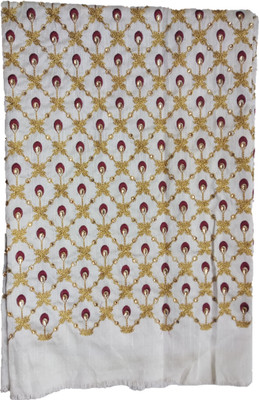 Shantuba textiles Silk Blend Embroidered Blouse Material