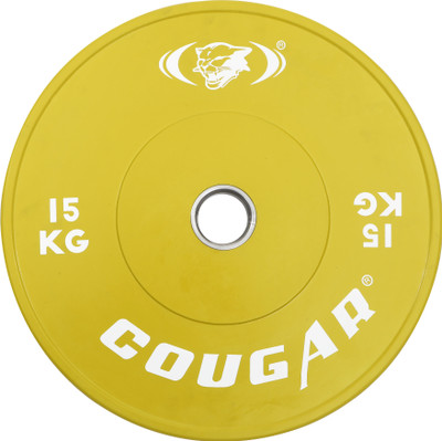 COUGAR 15 kg ULTIMA STAINLESS STEEL (50 mm) INSERT LOW BOUNCE WEIGHT PLATES WITH BUSH - 15 KG Home Gym Combo