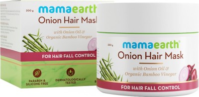 Mamaearth Onion Hair Mask For Dry & Frizzy Hair, Controls Hairfall(200 ml)