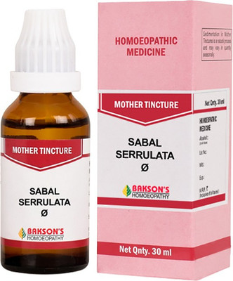 Bakson's Homoeopathy Sabal Serrulata Q Mother Tincture(3 x 30 ml)