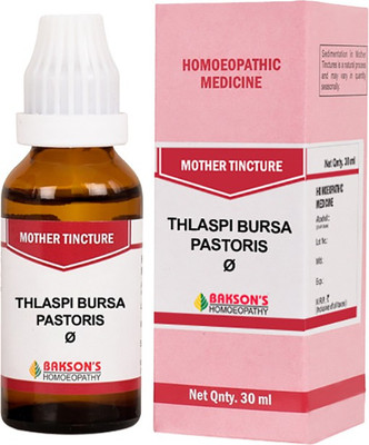 Bakson's Homoeopathy Thlaspi Bursa Pastoris Q Mother Tincture(2 x 30 ml)
