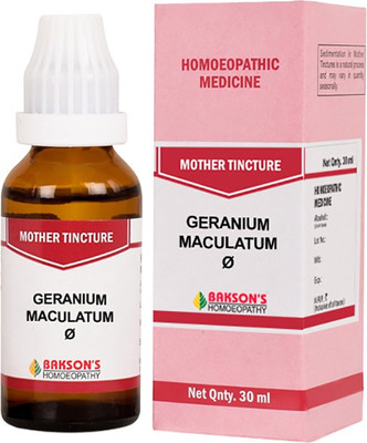 Bakson's Homoeopathy Geranium Maculatum Q Mother Tincture(30 ml)